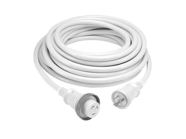 Hubbell HBL61CM08WLED 30 Amp 50ft Cordset With LED White