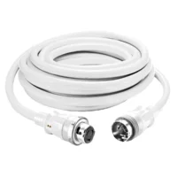 Hubbell HBL61CM42WLED White 50AMP Cable W/Led 25ft
