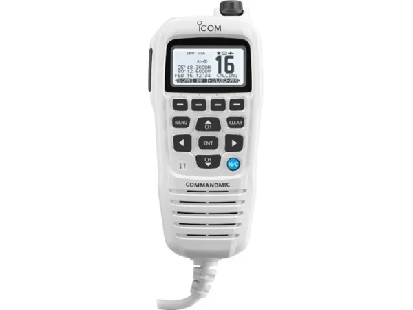 Icom HM195GW Command Mic IV White Second Station - Image 1