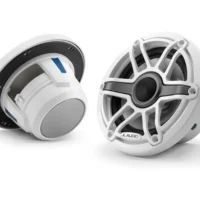 JL Audio M6 6.5in Coaxial Speakers White Sport Grille