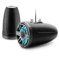 JL Audio M6 8.8in Enclosed Tower Speakers Titanium Sport Grill