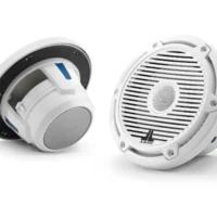 JL Audio M6 6.5in Coaxial Speakers White Classic Grille