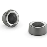 JL Audio M6 1in Component Tweeter Gray Mounting Cups and Titanium Trim