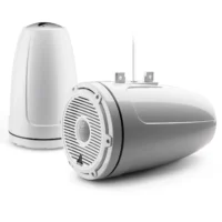 JL Audio M6 8.8in Enclosed Tower Speakers White Classic Grille