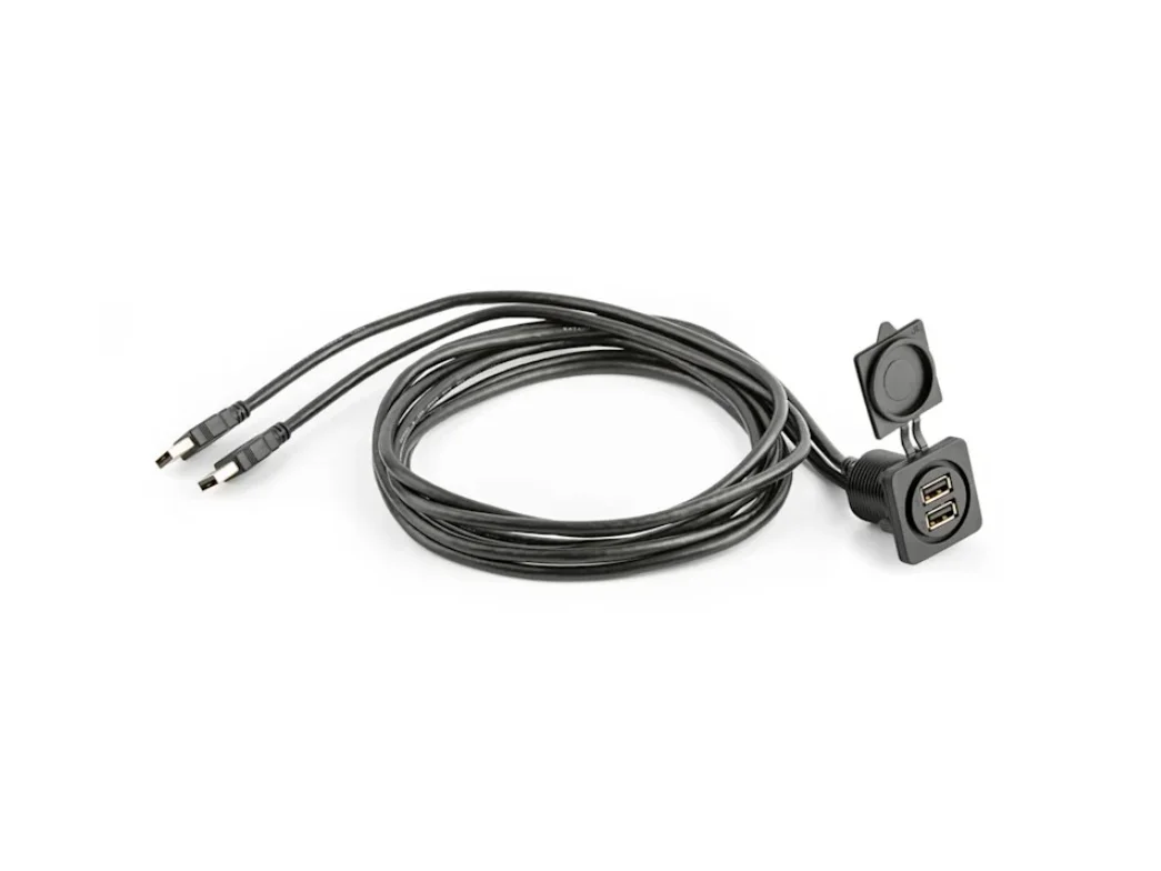 JLA0101367800 JL Audio XMD-USBX-PNL Panel Mount Dual USB Ports - Image 1