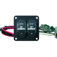 Lenco Double Rocker Switch Kit Single Actuator Systems 12vDC & 24vDC