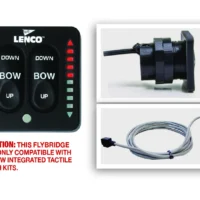 Lenco LED Flybridge Key Pad With 20ft Shielded Harness For Use with 15169-001