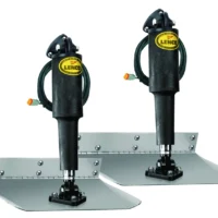 Lenco 9inx9in Standard Mount Trim Tab Kit 12v Requires Switch