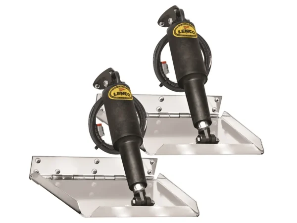 Lenco 9inx9in Performance Trim Tab Kit 12v Requires Switch