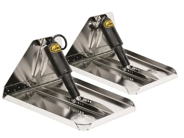 Lenco 16inx12in Heavy Duty Trim Tab Kit 12v Requires Switch - Image 1