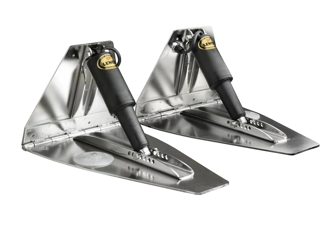 LEN15049101 Lenco 18inx12in High Performan Trim Tab Kit 12v Requires Switch - Image 1