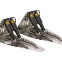 Lenco 21inx14in High Performan Trim Tab Kit 12v Dual Actuator Requires Switch