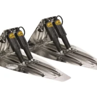 Lenco 25inx14in High Performan Trim Tab Kit 12v Dual Actuator Requires Switch