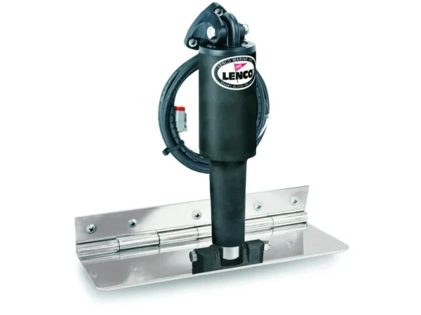 Lenco 4inx12in Limited Space Trim Tab Kit 12v Standard Finish