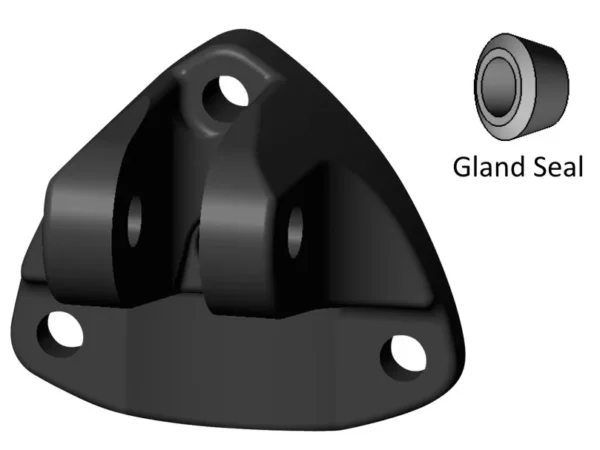 Lenco Upper Mounting Bracket with Gland Seal - New Style - Image 1