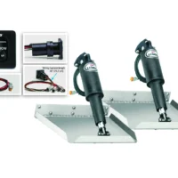 Lenco 12inx12in Edge Mount Trim tab Kit 12v with Standard Switch