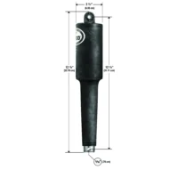 Lenco 4 1/4in Stroke XD Actuator 5/16in x 3/8in 12v