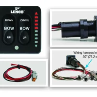 Lenco LED Integrated Indicator Switch with Pigtail for Dual Actuator Systems