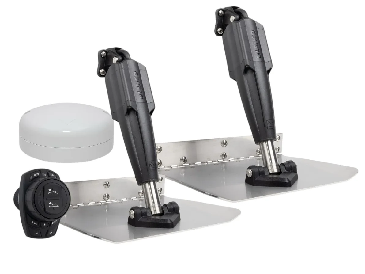 LEN15184107 Lenco 12inx12in Standard Mount Trim Tab Kit 12v With Pro Control Auto - Image 1
