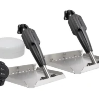 Lenco 12inx12in Edge Mount Trim Tab Kit 12v With Pro Control Auto