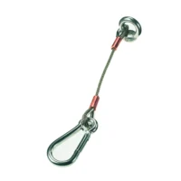 Lewmar 66840027 Anchor Strap 12in 3mm Cable with 6mm Caribiner Clip
