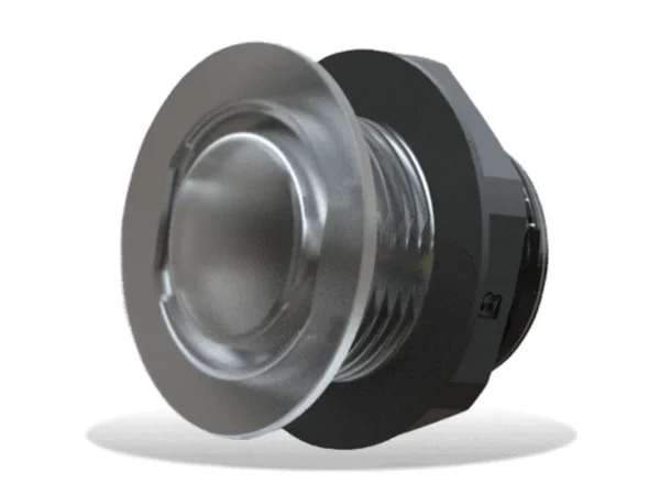 Lumishore LUX LW25 Livewell Light, CRGBW 12/24vDC 0.5 Watt Chrome Bezel - Image 1