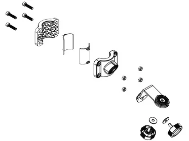 LOW00015770001 Lowrance Trolling Motor Shaft Mount for Active Target - Image 1