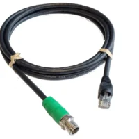 Lowrance 6ft Ethernet Cable Green M12 8-pin male-RJ45 Male