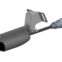 Lowrance Splitshot 8-Pin Transom Transducer with 20ft Cable for Eagle Units
