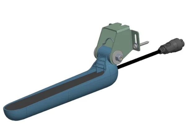 Lowrance Tripleshot 8-Pin Transom Transducer with 20ft Cable for Eagle Units - Image 1