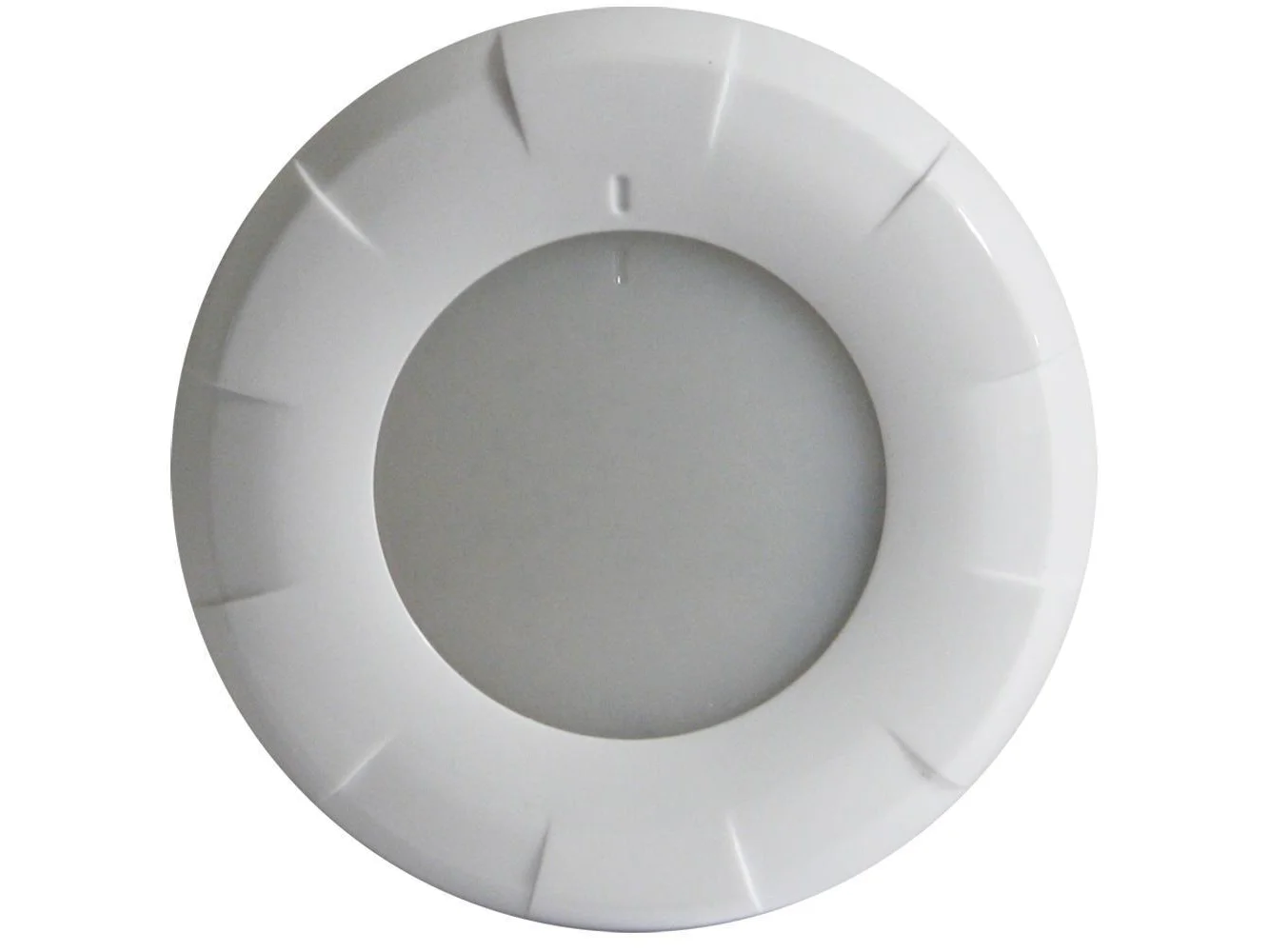 LUM101077 Lumitec Aurora Dome Light White LED Light White Finish 12/24v - Image 1