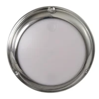 Lumitec Touch Dome White/Blue LED Light Stainless Finish 12/24v