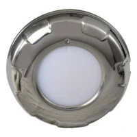 Lumitec Aurora Dome Light White/Red LED Stainless Finish 12/24v