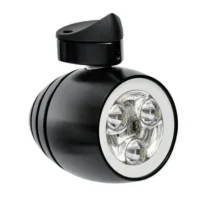 Lumitec Octane Tower/Spreader White LED Black Finish 12/24v