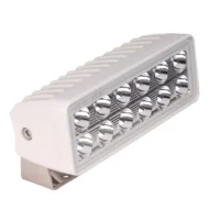 Lumitec Maxillume H60 Flood White LED Trunnion Mount White Finish 12/24V