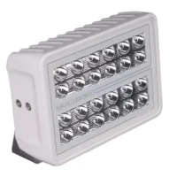 Lumitec Maxillume H120 Flood White LED Trunnion Mount White Finish 12/24v