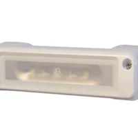 Lumitec Perimeter Flood Light White/Red LED White Finish 12/24v