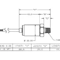 Maretron 0-3 PSI Transducer