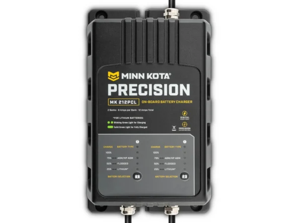 Minn Kota MK212PCL Precision Charger 2 Bank 6 Amps - Image 1