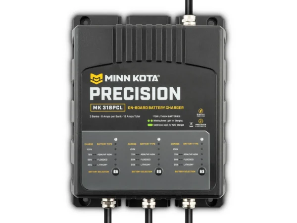 Minn Kota MK318PCL Precision Charger 3 Bank 6 Amps