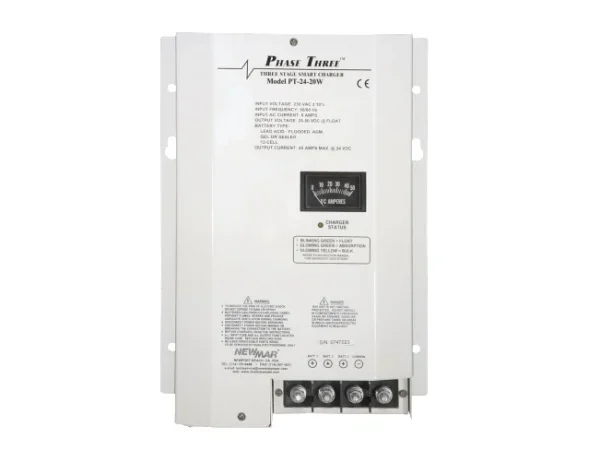Newmar PT-24-20U 24v 20A Charger 115/230V Input