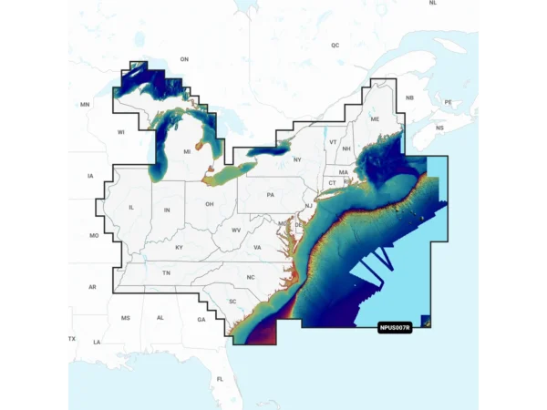 Navionics Platinum+ NPUS007R U.S. East microSD