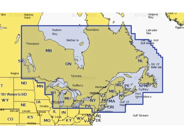 Navionics Platinum+ NPUS012R Canada, East and Great Lakes microSD