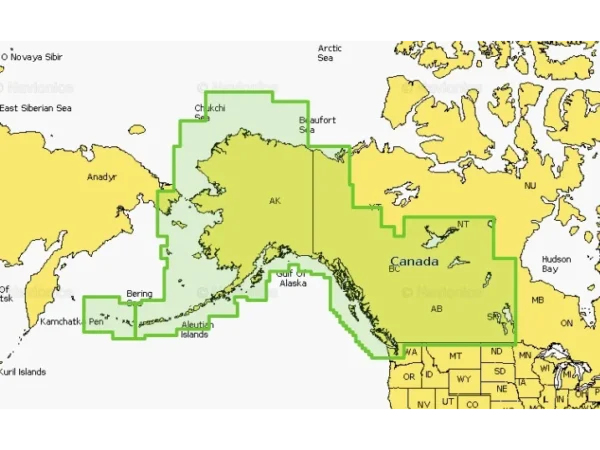 Navionics Plus NAUS013R Canada, West and Alaska microSD