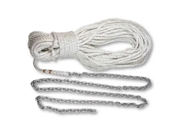 Powerwinch P10293 Anchor Rode 150ft 1/2in Rope 10ft 1/4in Chain