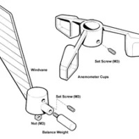Raymarine E28081 Windvane/Cups