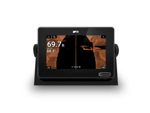 Raymarine Axiom+ 7RV 7in MFD RV100 Transom Transducer North America Navionics Chart