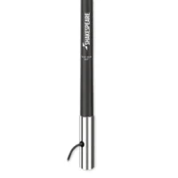 Shakespeare 5101 Black 8ft 6dB VHF Antenna Chrome Ferrule 15ft RG58 Cable