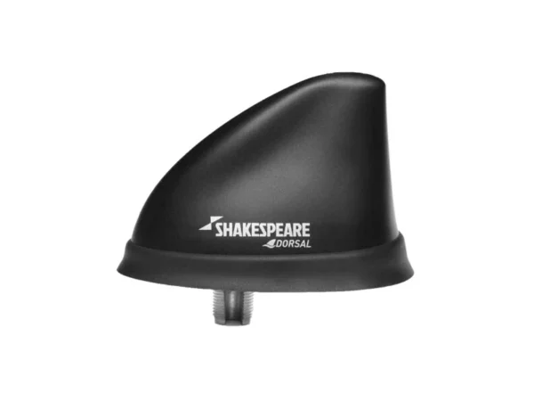 Shakespeare 5912 Black VHF Low Profile Dorsal Antenna 26ft RG58 Cable