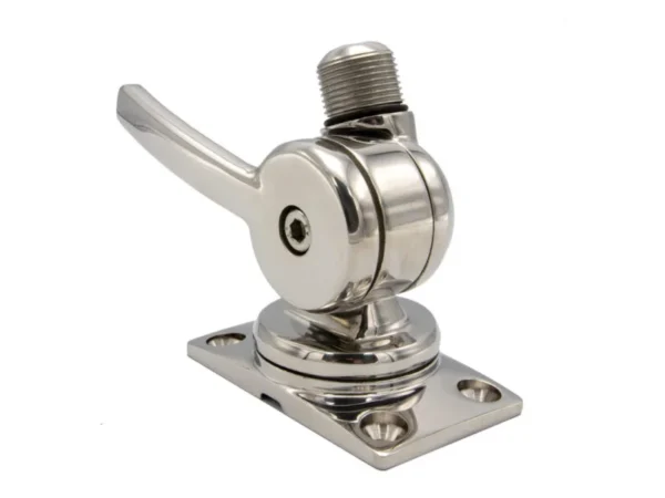 Shakespeare 6187 Compact Heavy Duty Stainless Steel 4-Way Ratchet Mount - Image 1